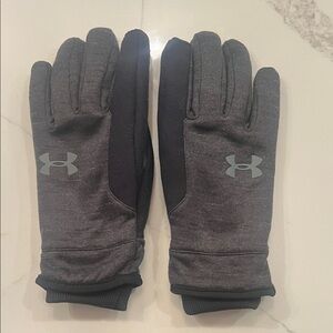 Under Armour Charcoal and Black Winter Gloves